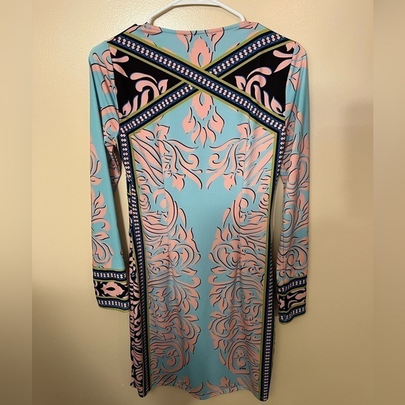 Hale Bob Print Dress Sz XS EUC - Picture 5 of 8